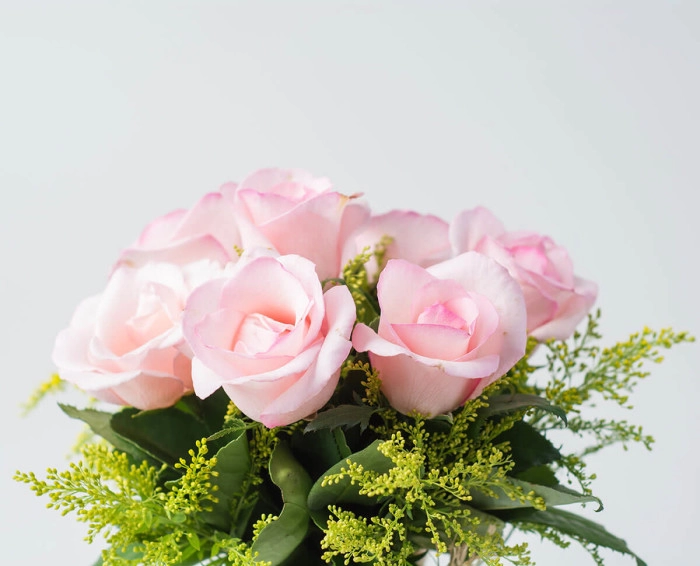 Buquê de 7 Rosas Rosadas - Imagem 3